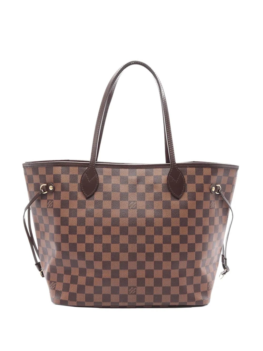 2015 Damier Ebene Neverfull MM tote bag