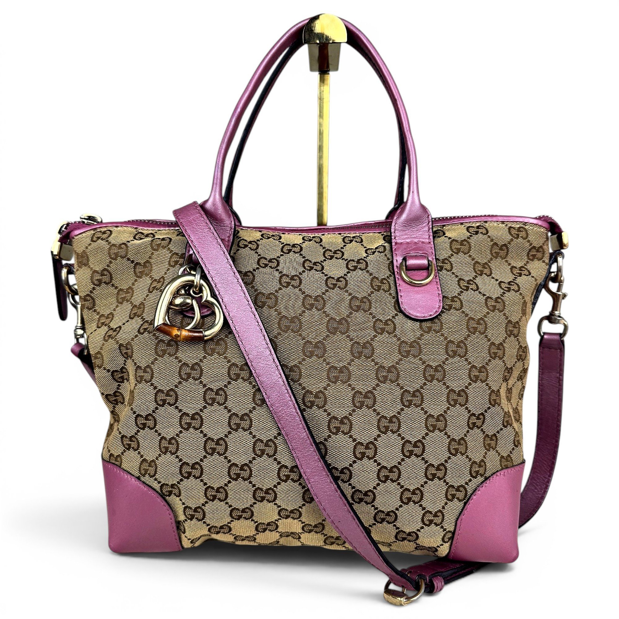 Leather tote