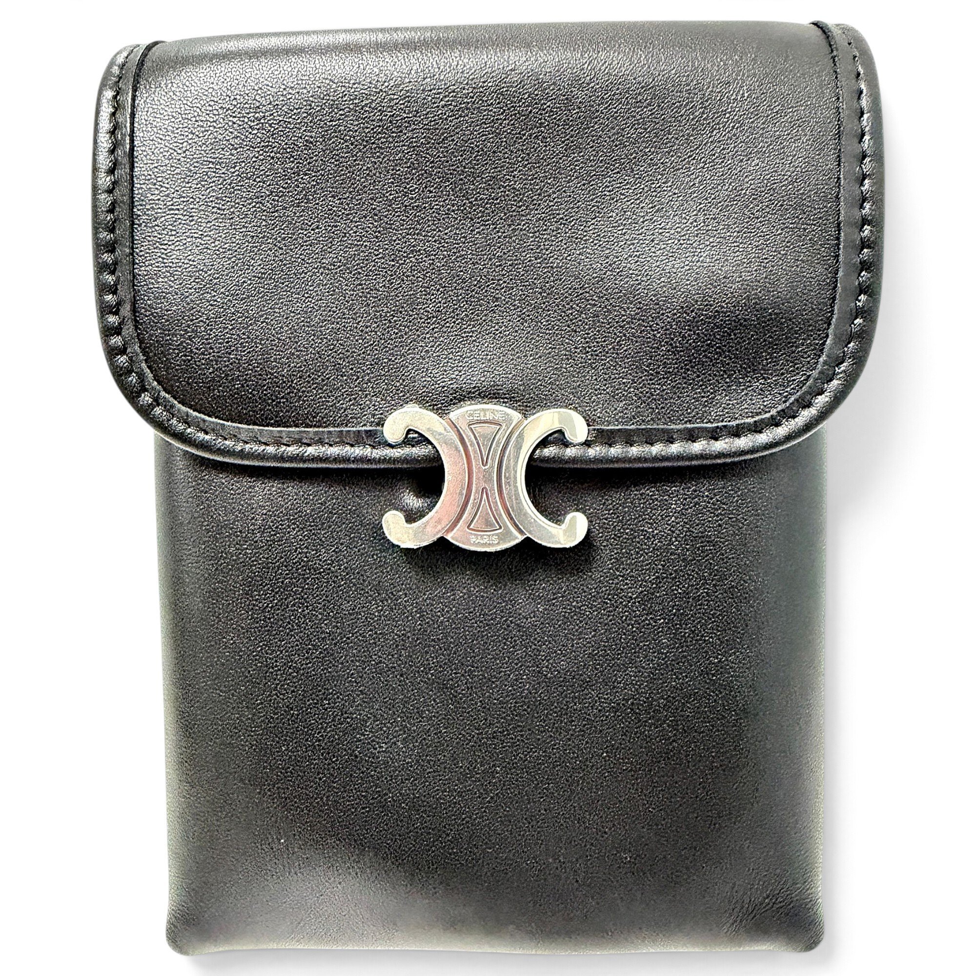 Triomphe leather crossbody bag