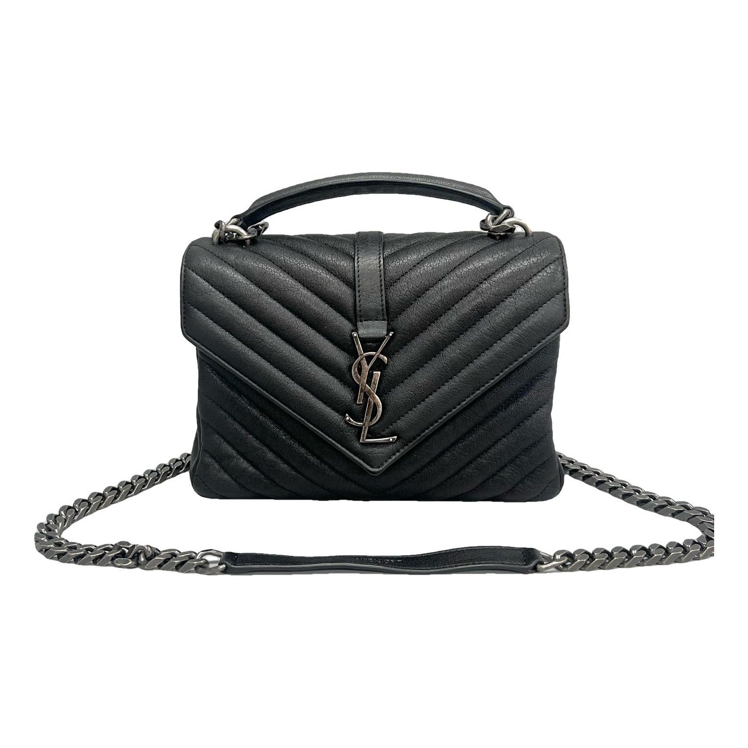 Collége monogramme leather handbag