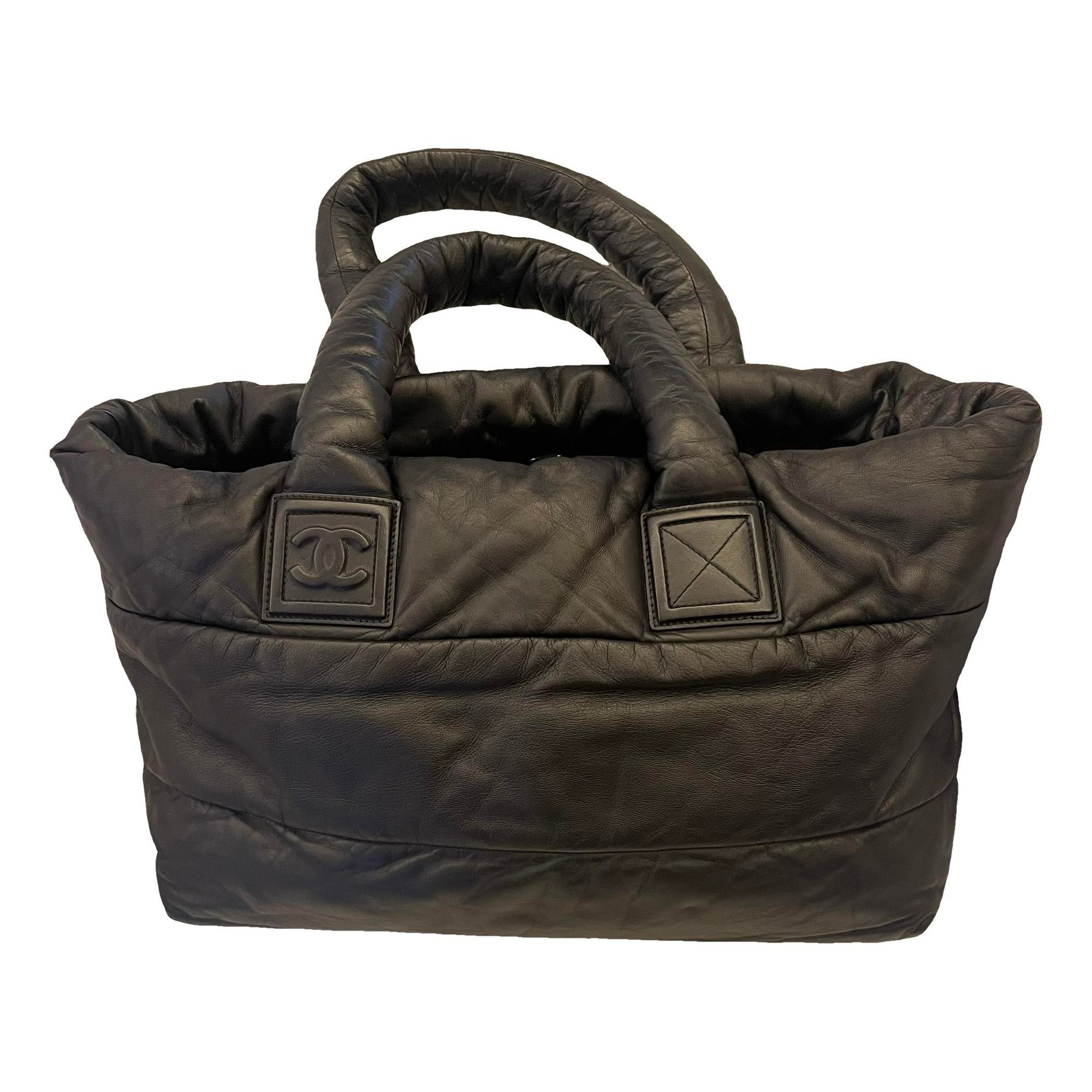 Cocoon leather handbag