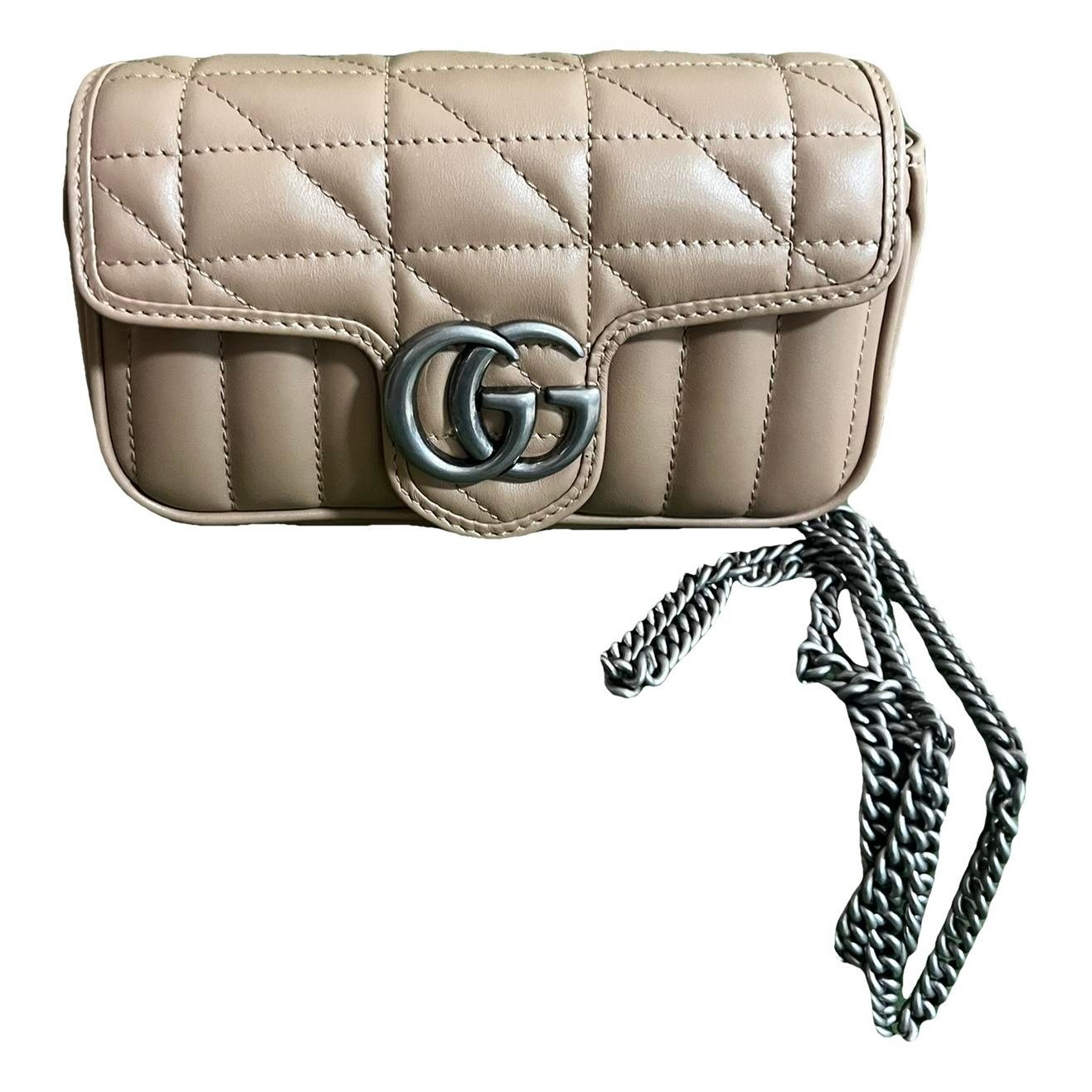 GG Marmont Chain Flap leather crossbody bag