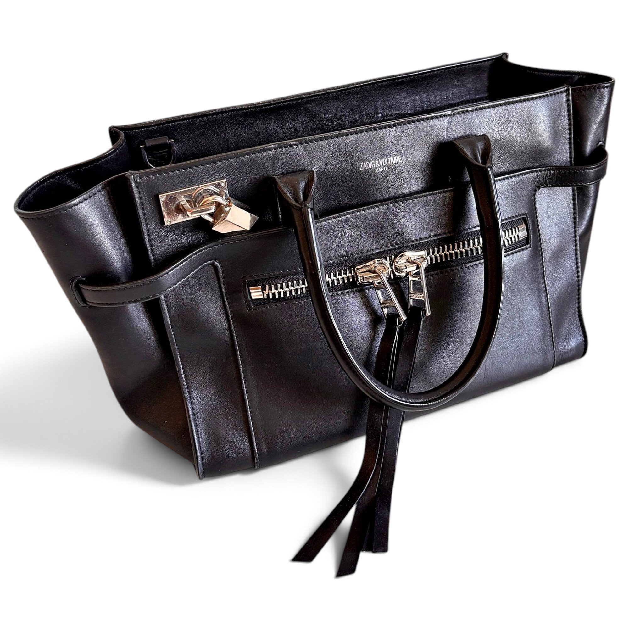 Candide leather handbag