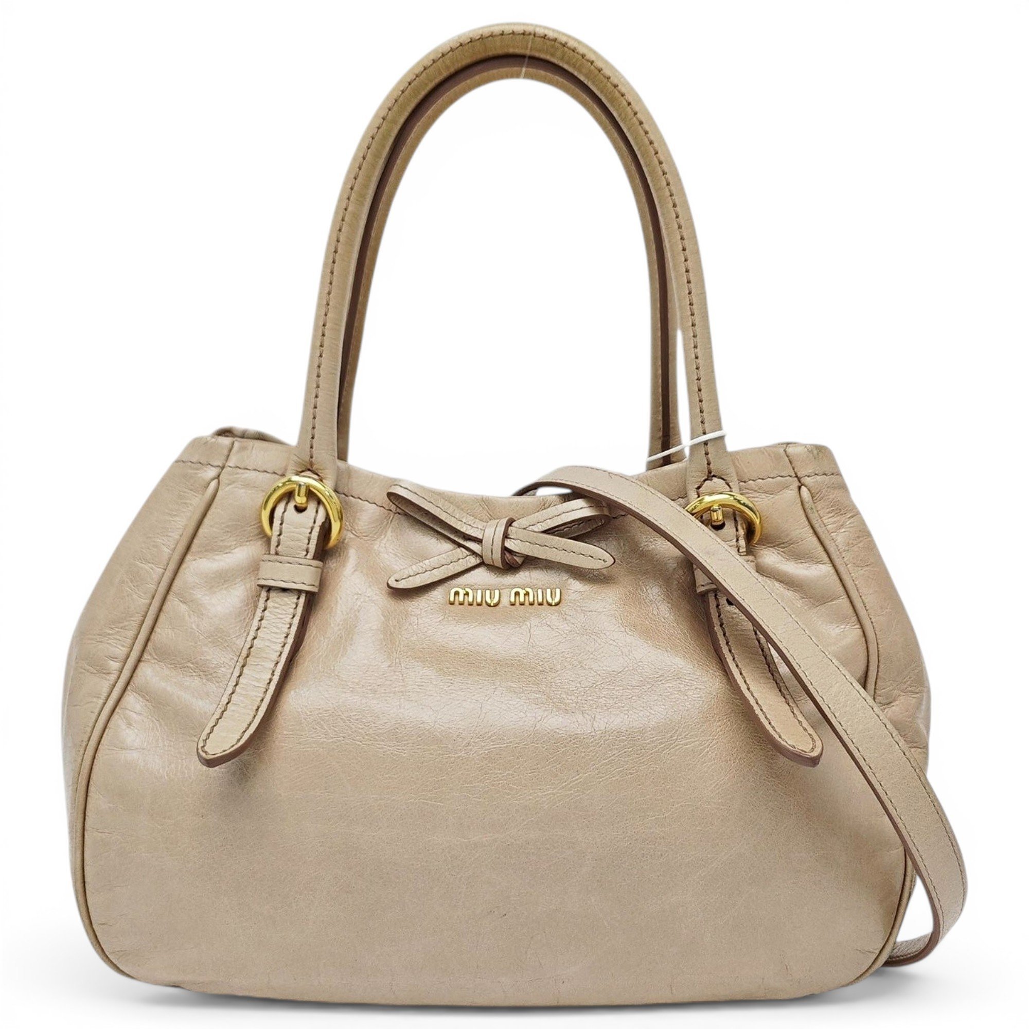 Leather handbag