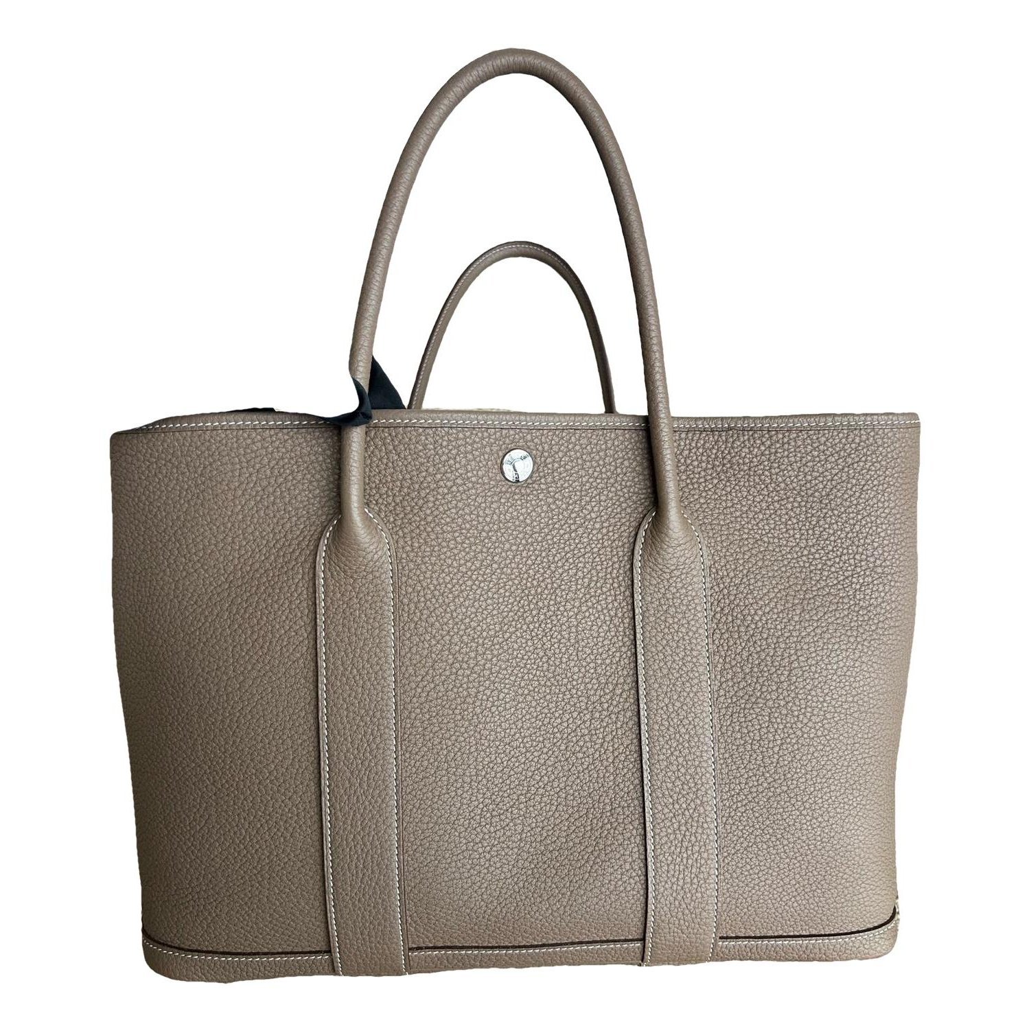 Hermes Garden Party Handbag Togo Leather