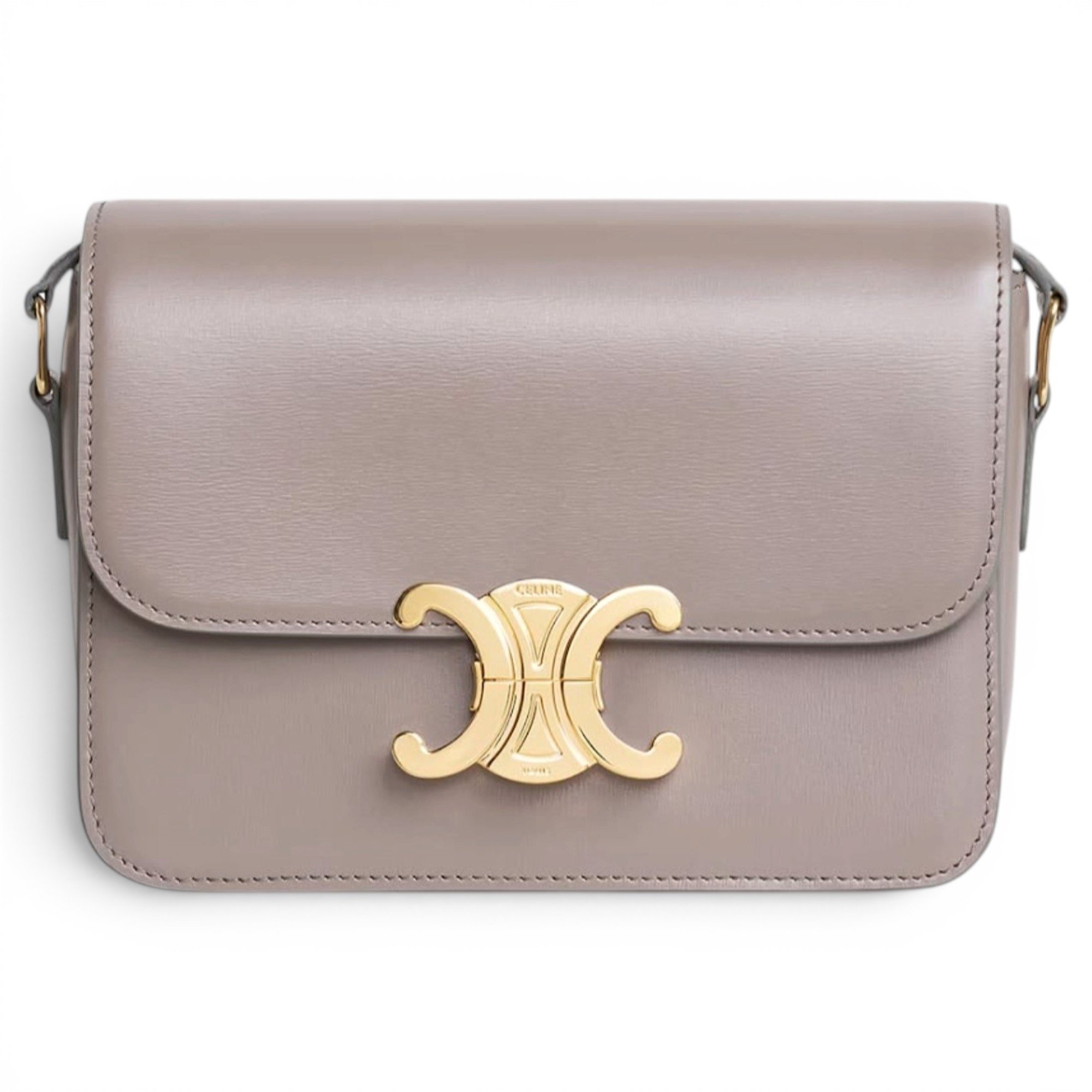 Triomphe pony-style calfskin handbag