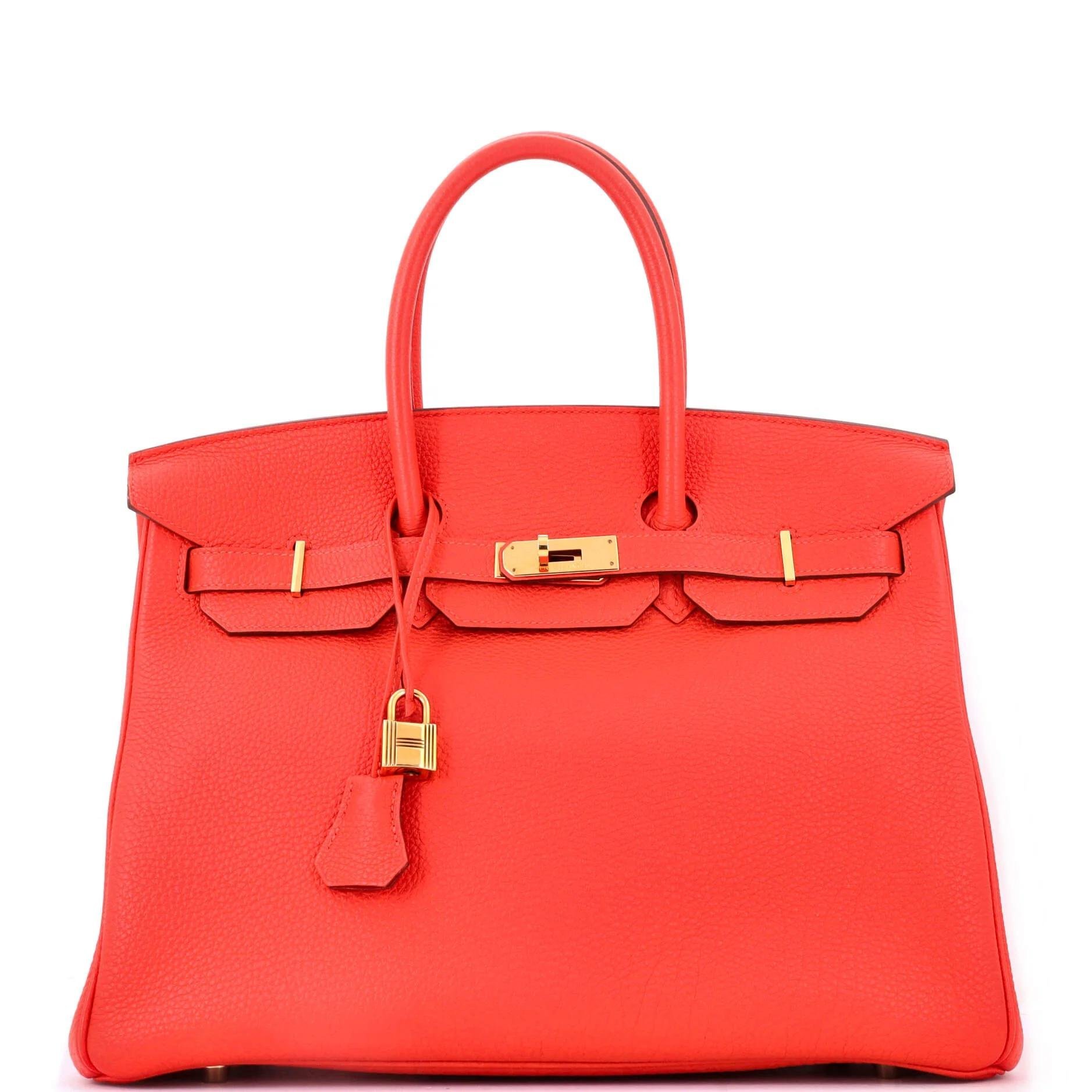 Birkin 35 leather tote
