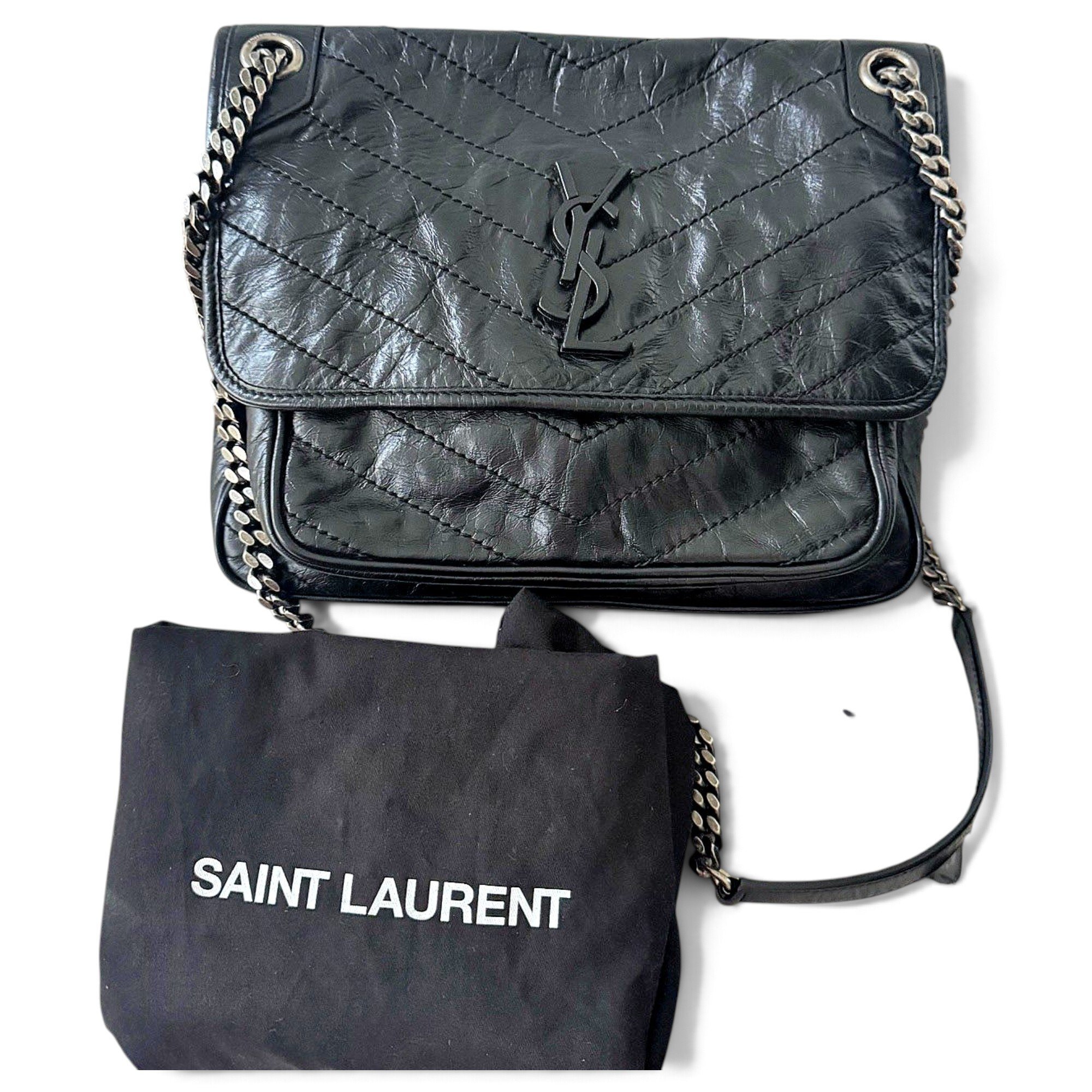 Niki leather crossbody bag