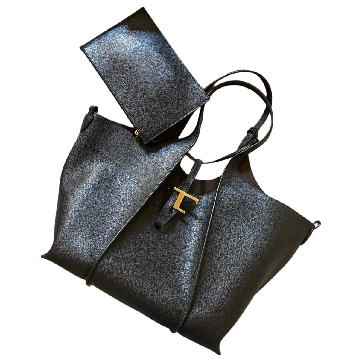 Leather tote