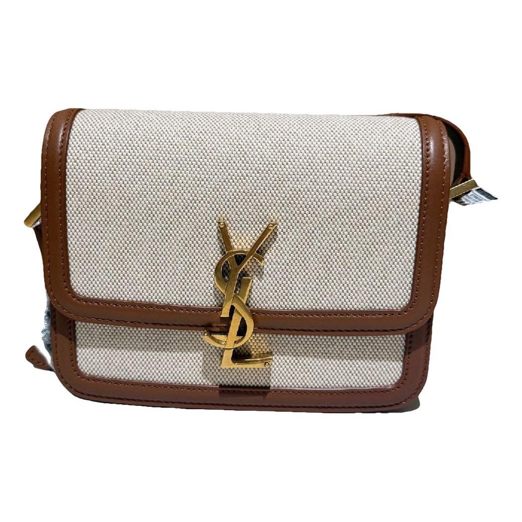 Solférino leather handbag