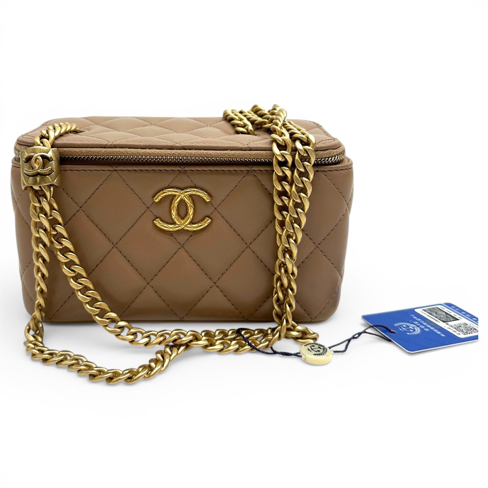 Vanity leather bag