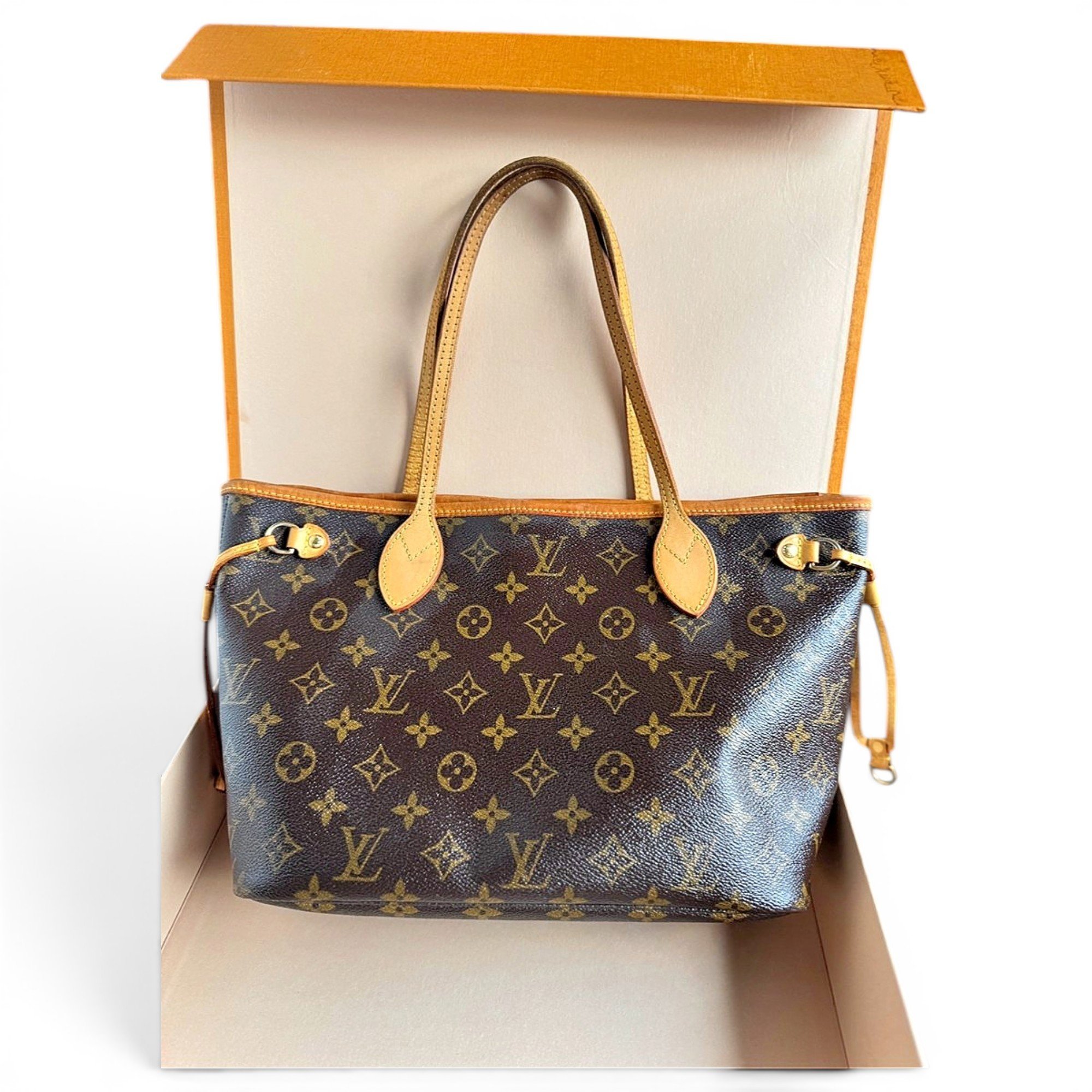 Neverfull leather tote