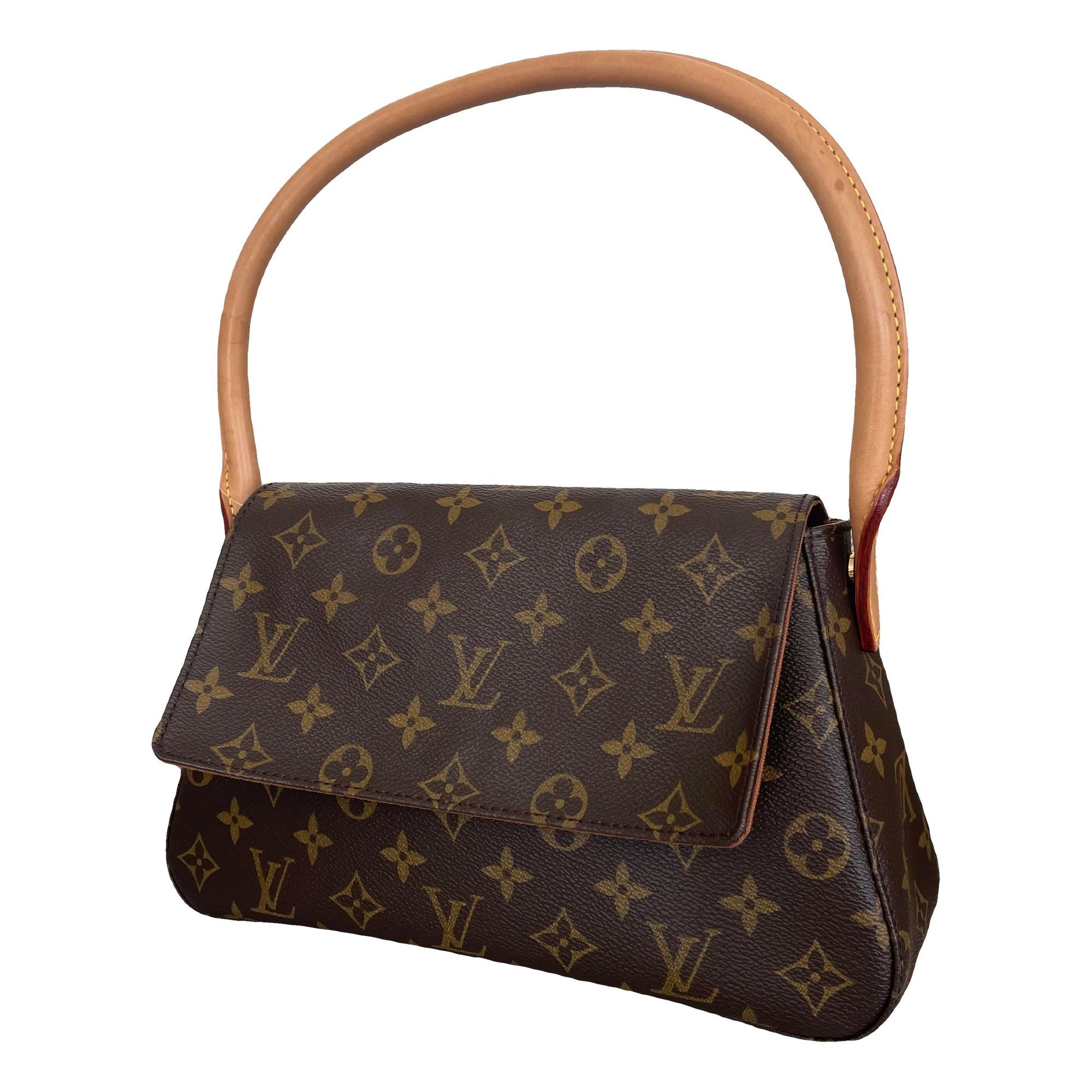 Looping cloth handbag