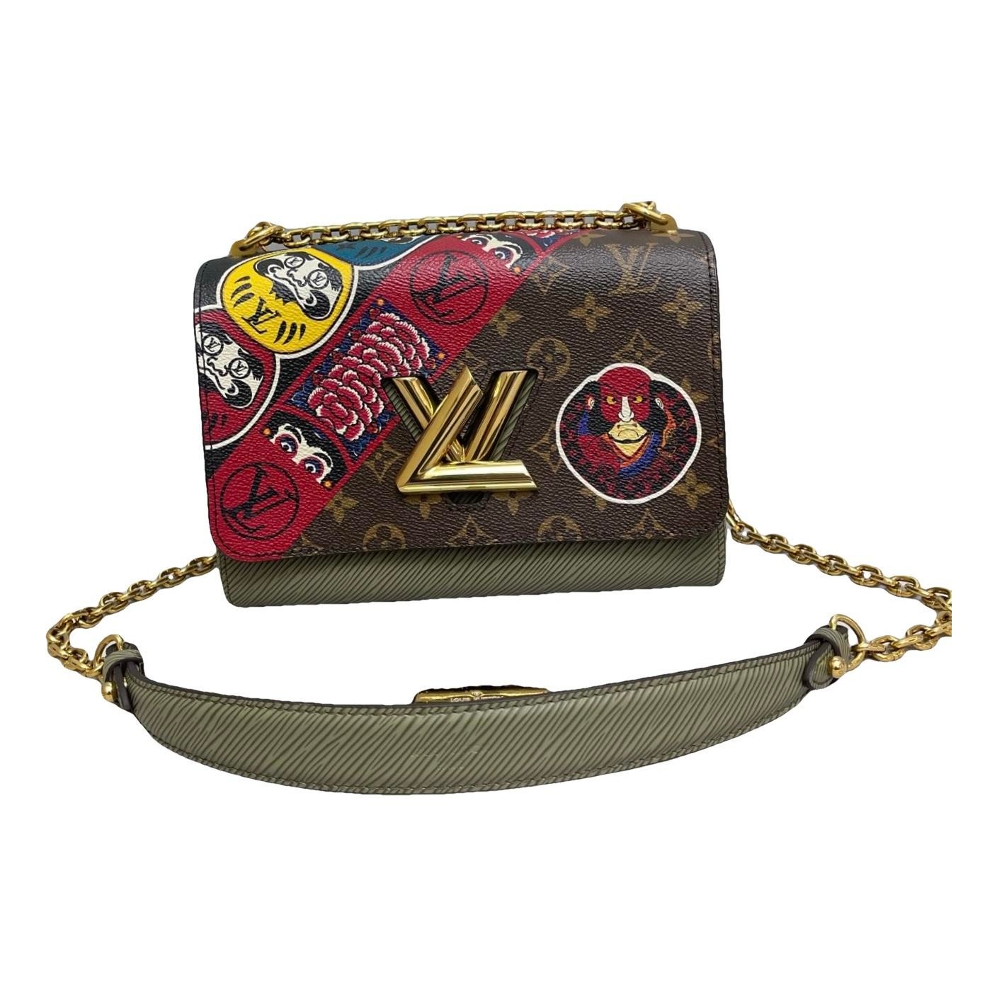 Twist leather handbag