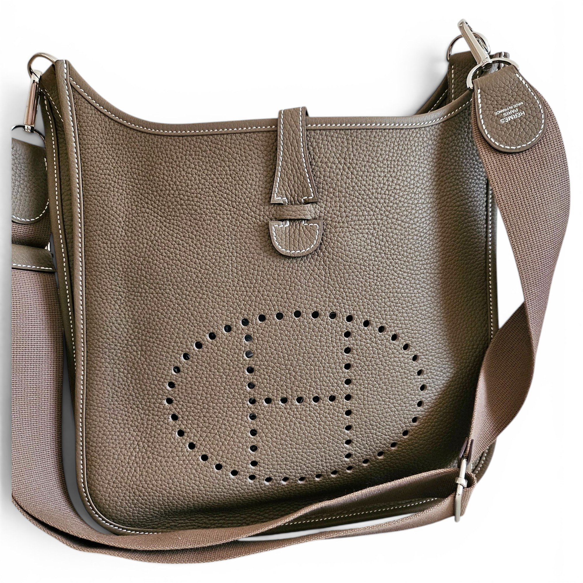 Evelyne leather crossbody bag