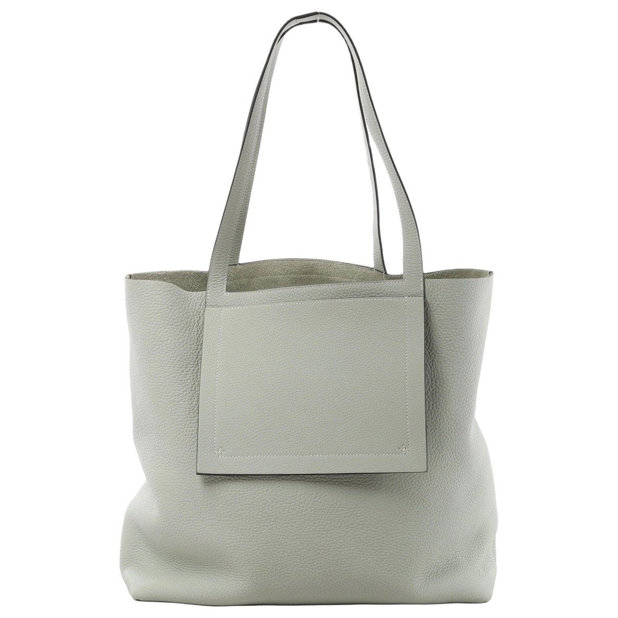 H leather handbag