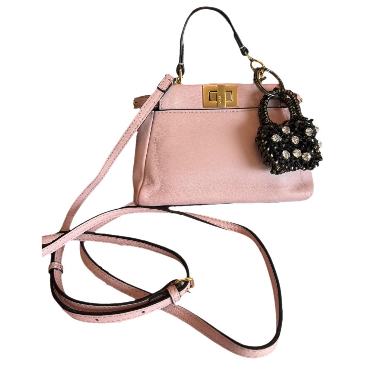 Peekaboo leather handbag