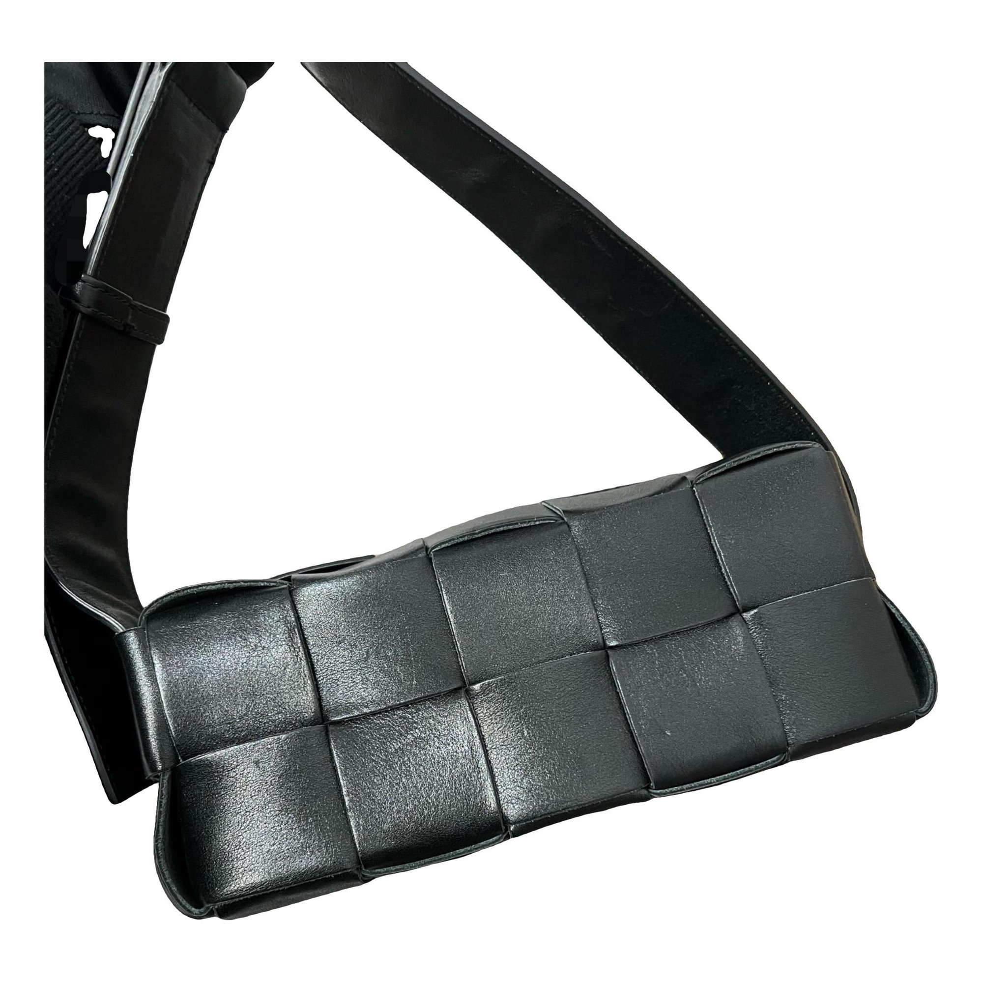 Brick Cassette leather handbag