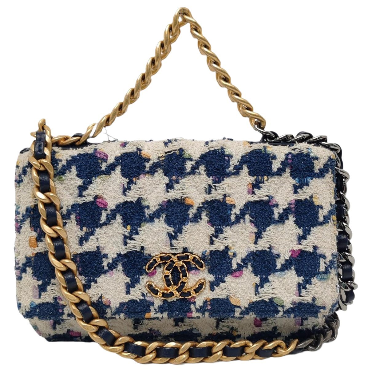 Chanel 19 tweed handbag