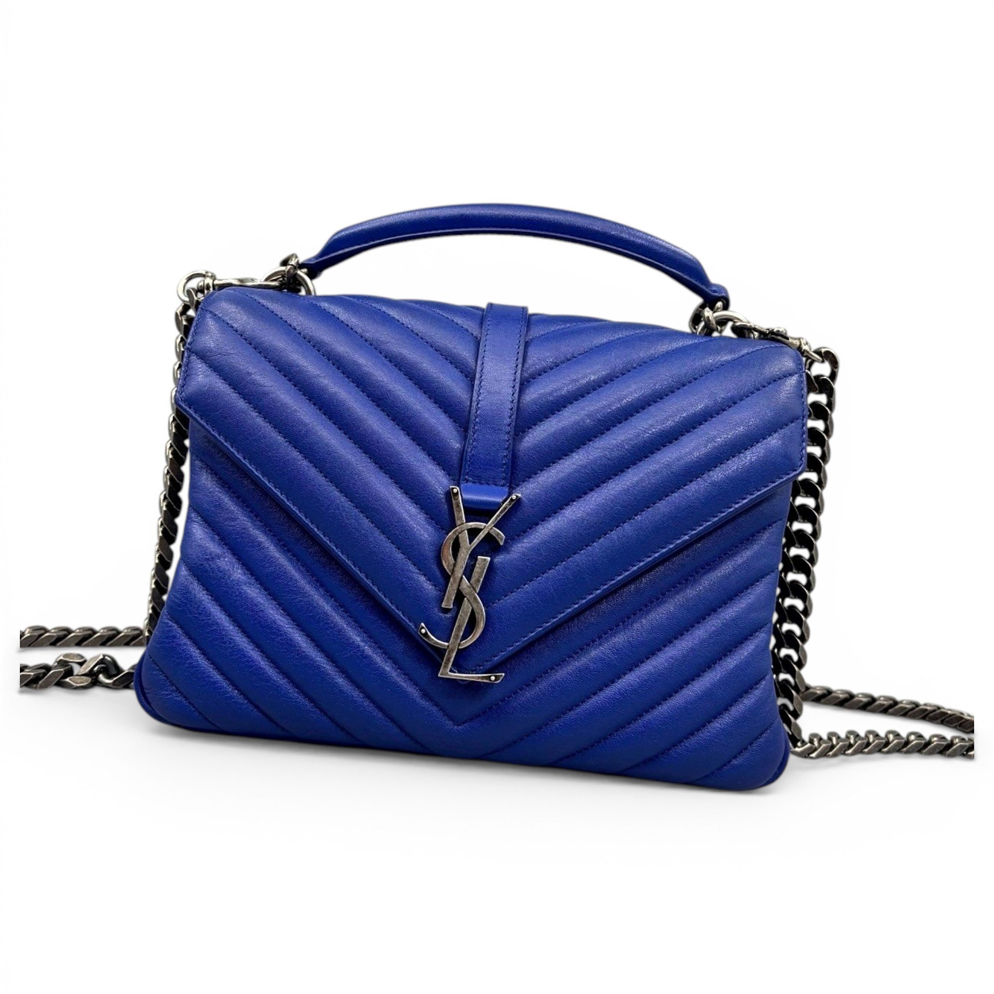 Collége monogramme leather handbag