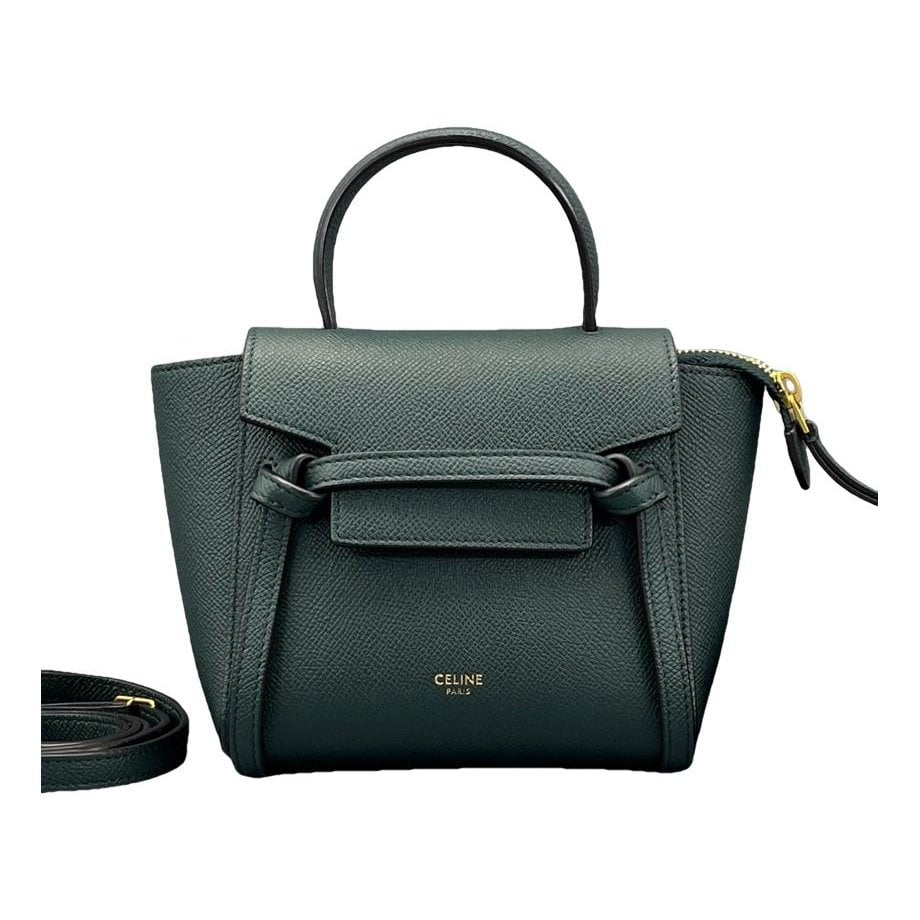Belt leather handbag