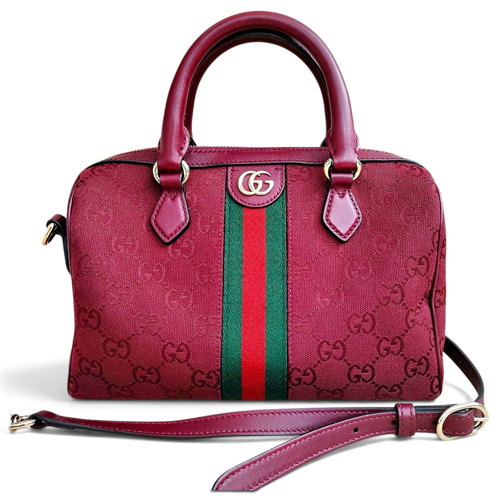 Ophidia Boston cloth handbag