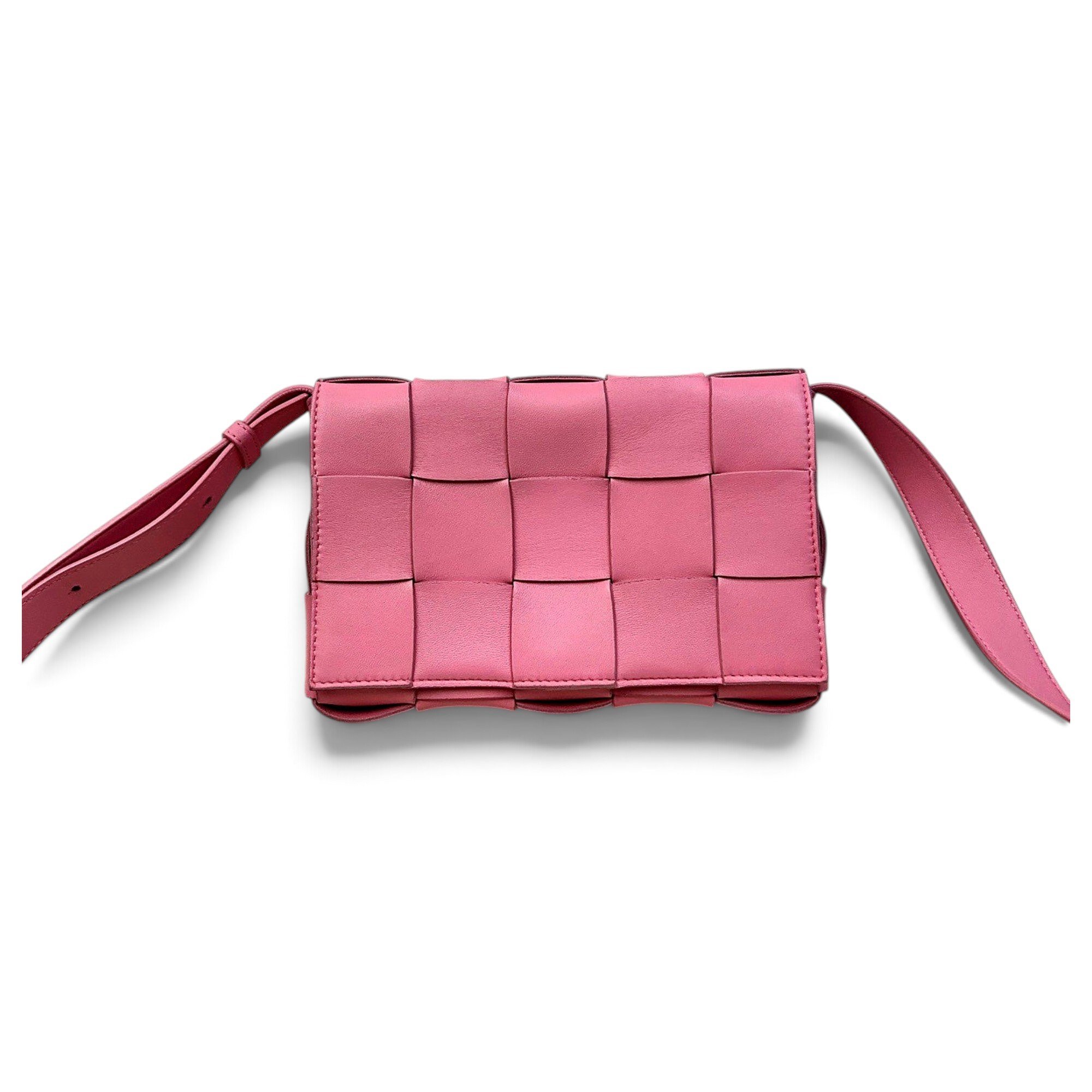 Cassette leather handbag
