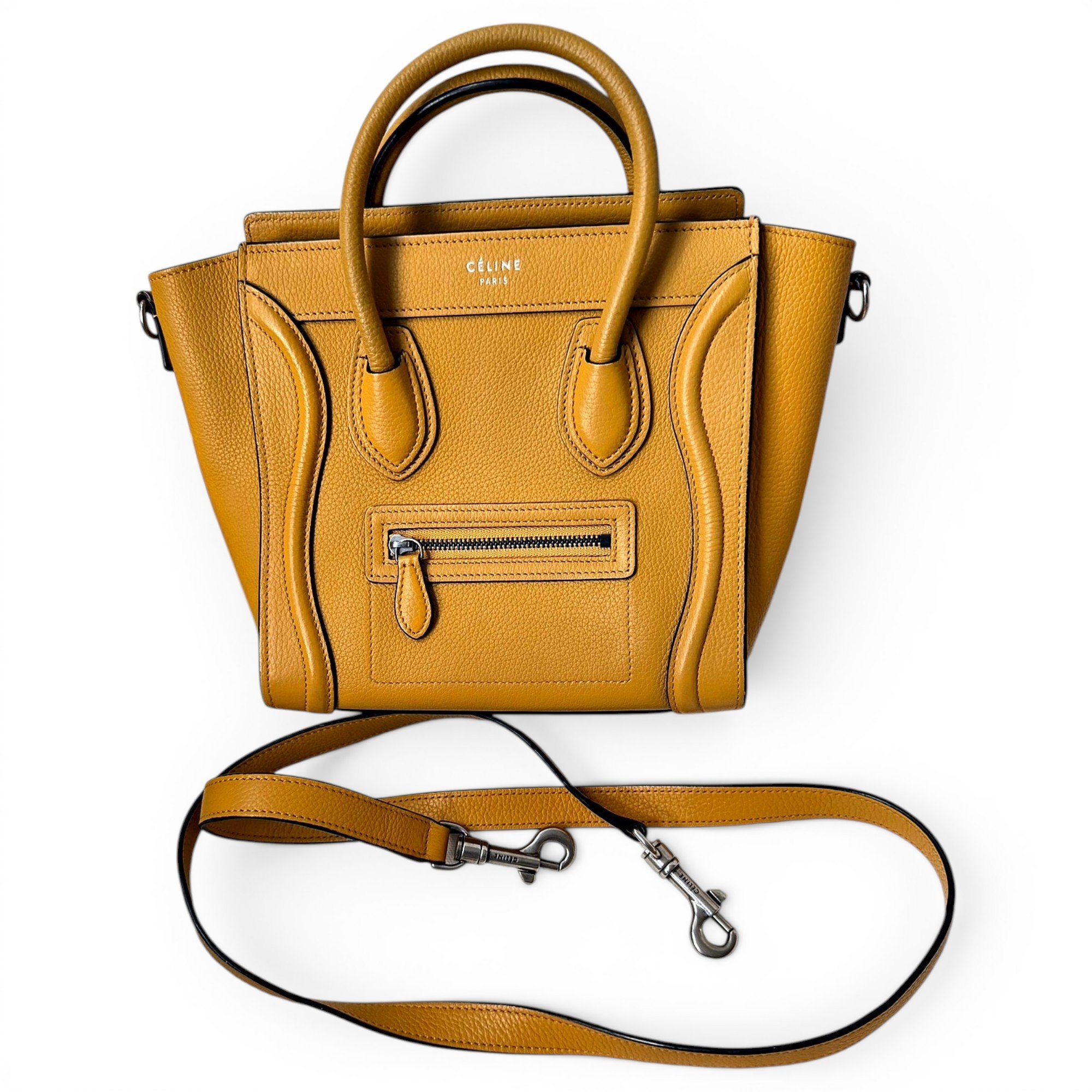 Luggage leather handbag