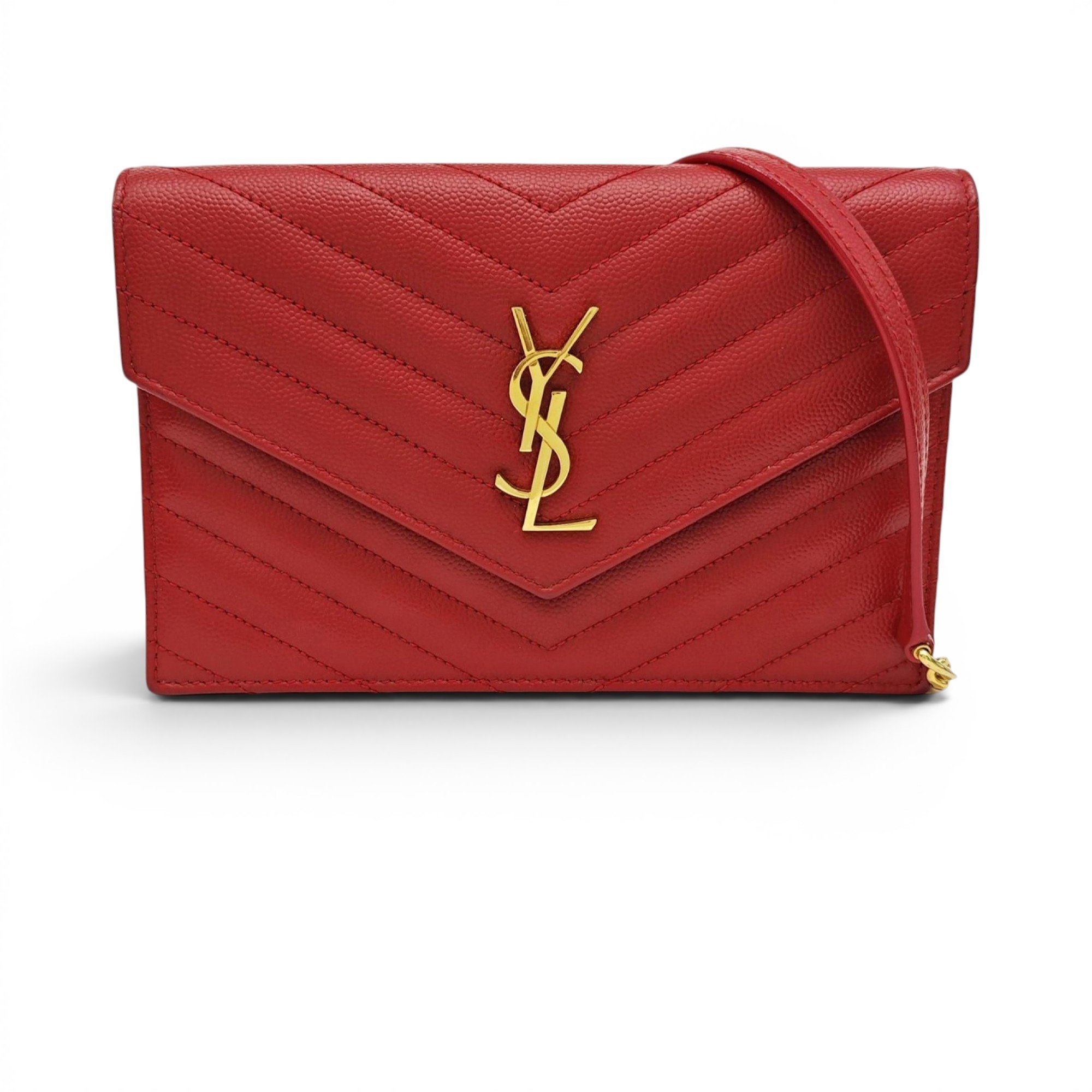 Portefeuille enveloppe leather handbag