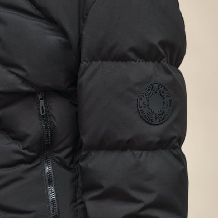 Noir Short Puffer Coat