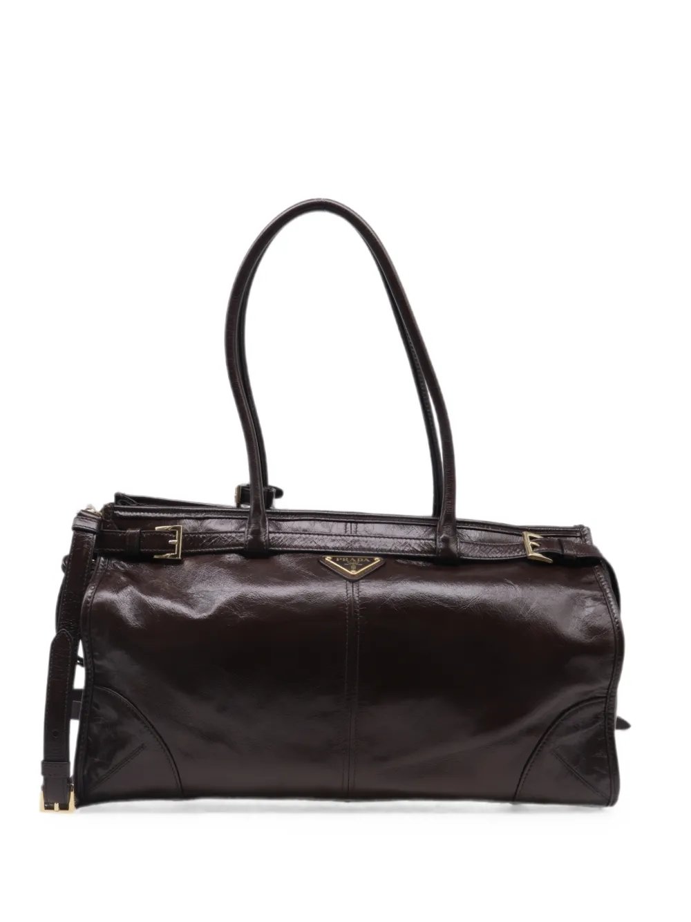 Bonnie strap-detail handbag