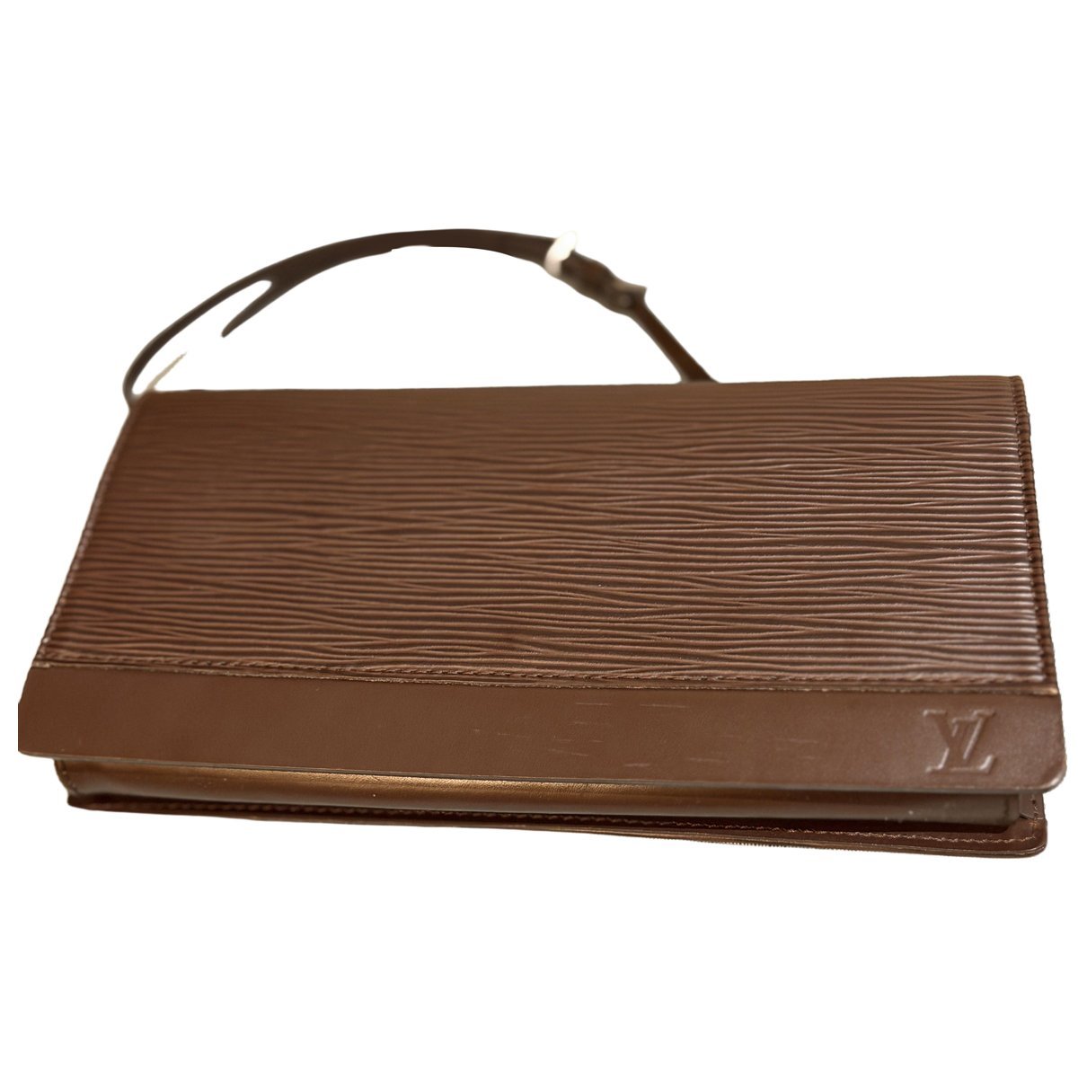 Honfleur leather clutch bag