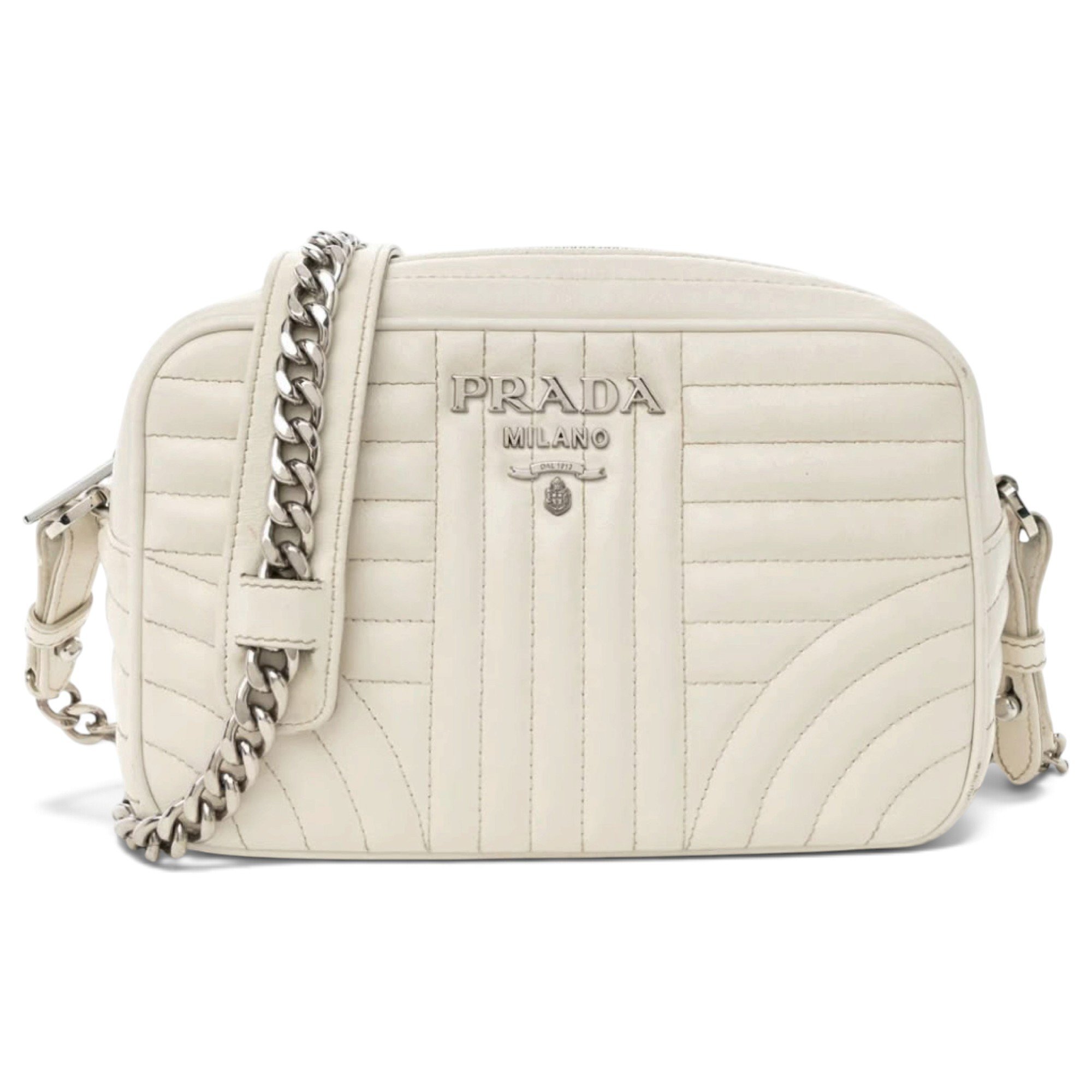 Diagramme leather crossbody bag