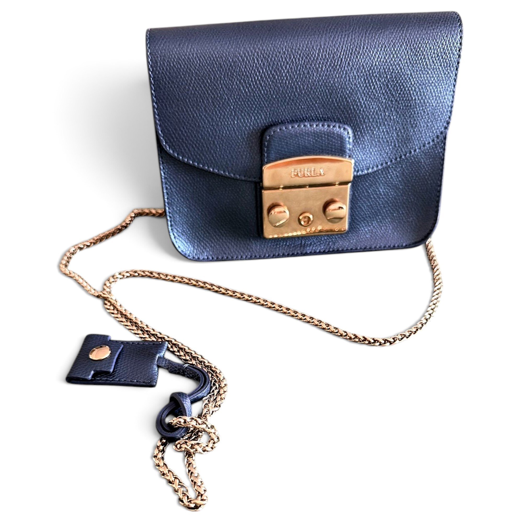 Metropolis leather crossbody bag