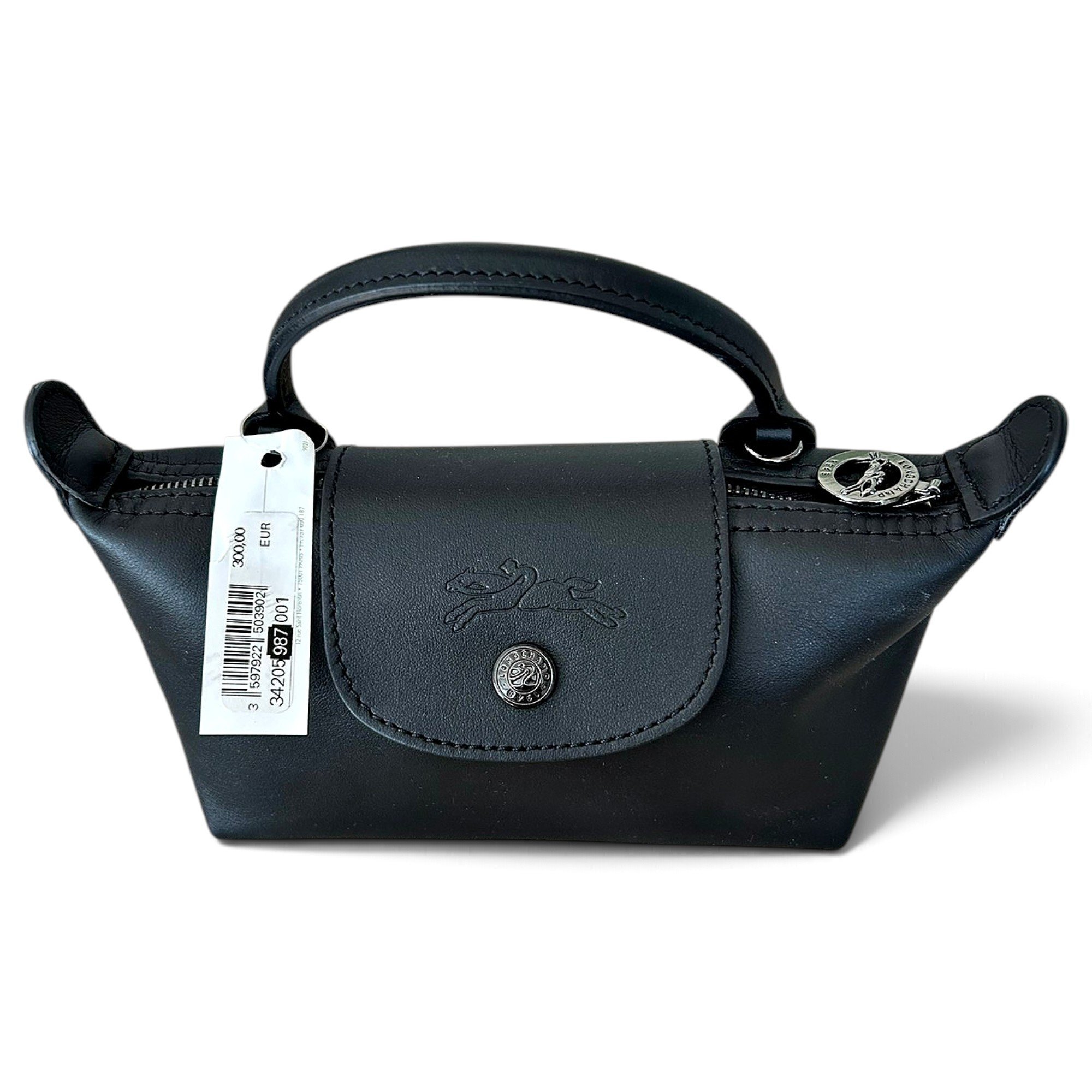 Pliage leather handbag
