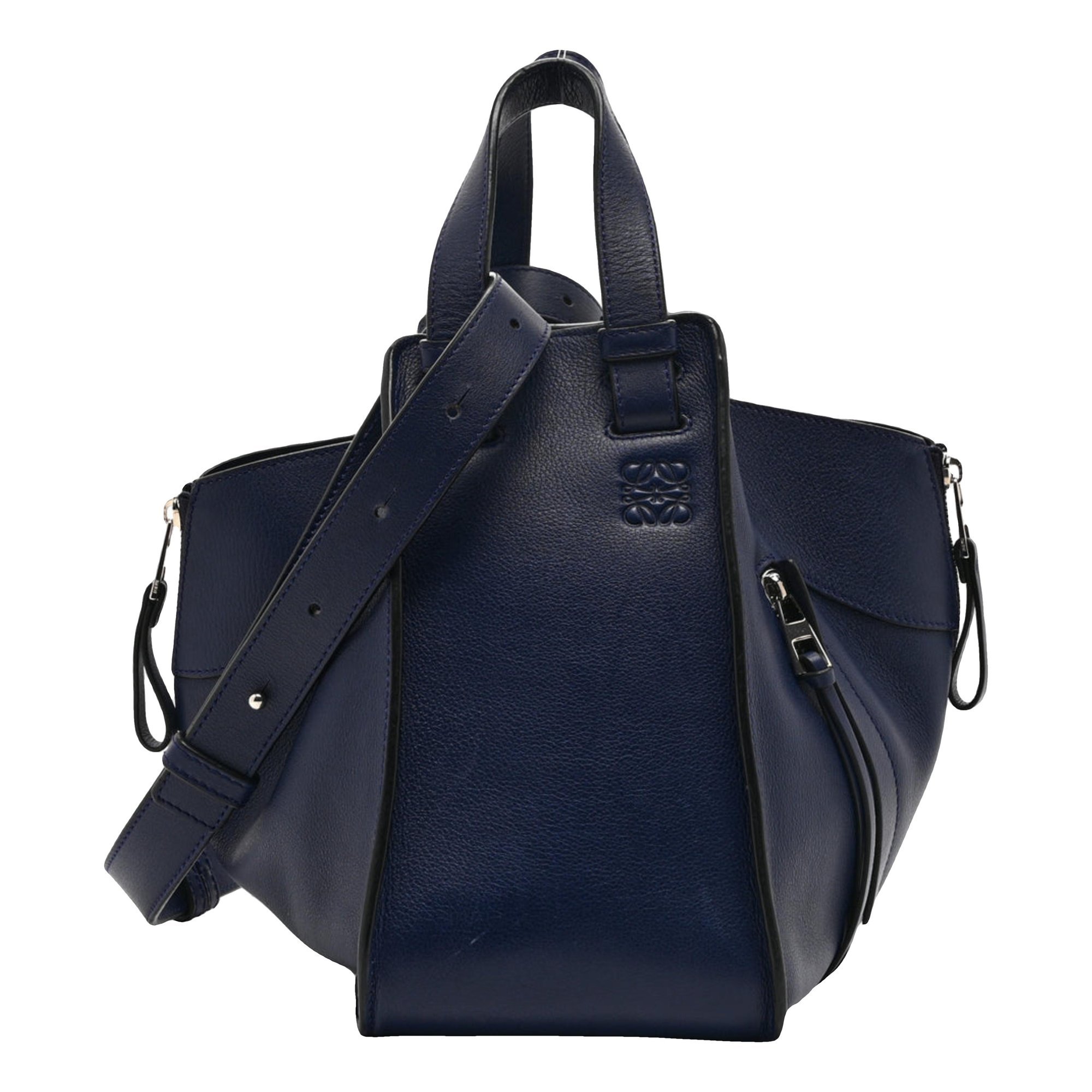 Hammock leather handbag