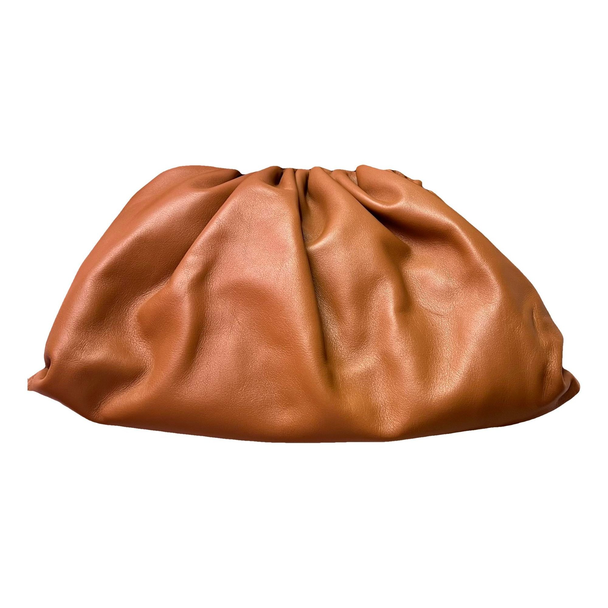 Pouch leather handbag