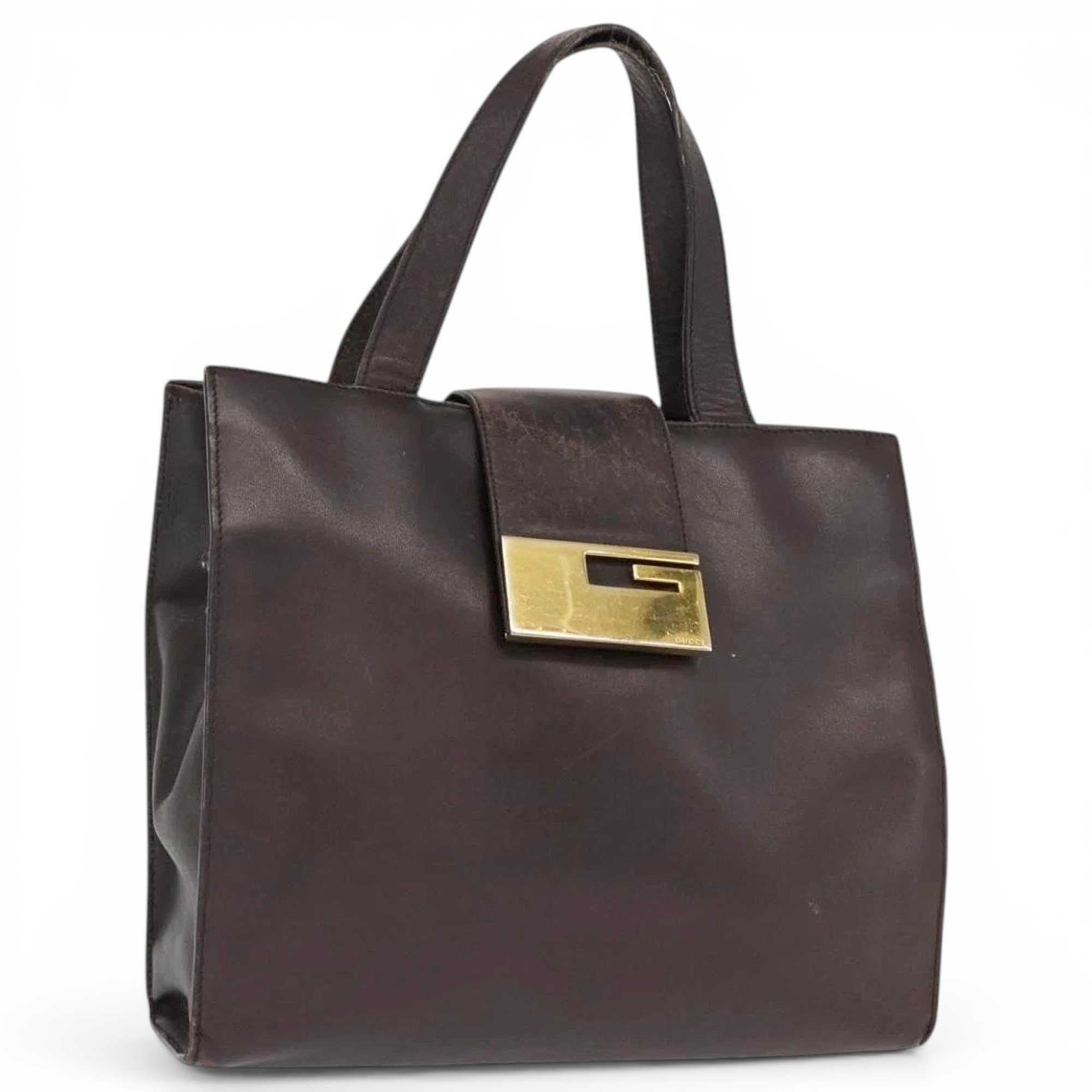 Leather handbag