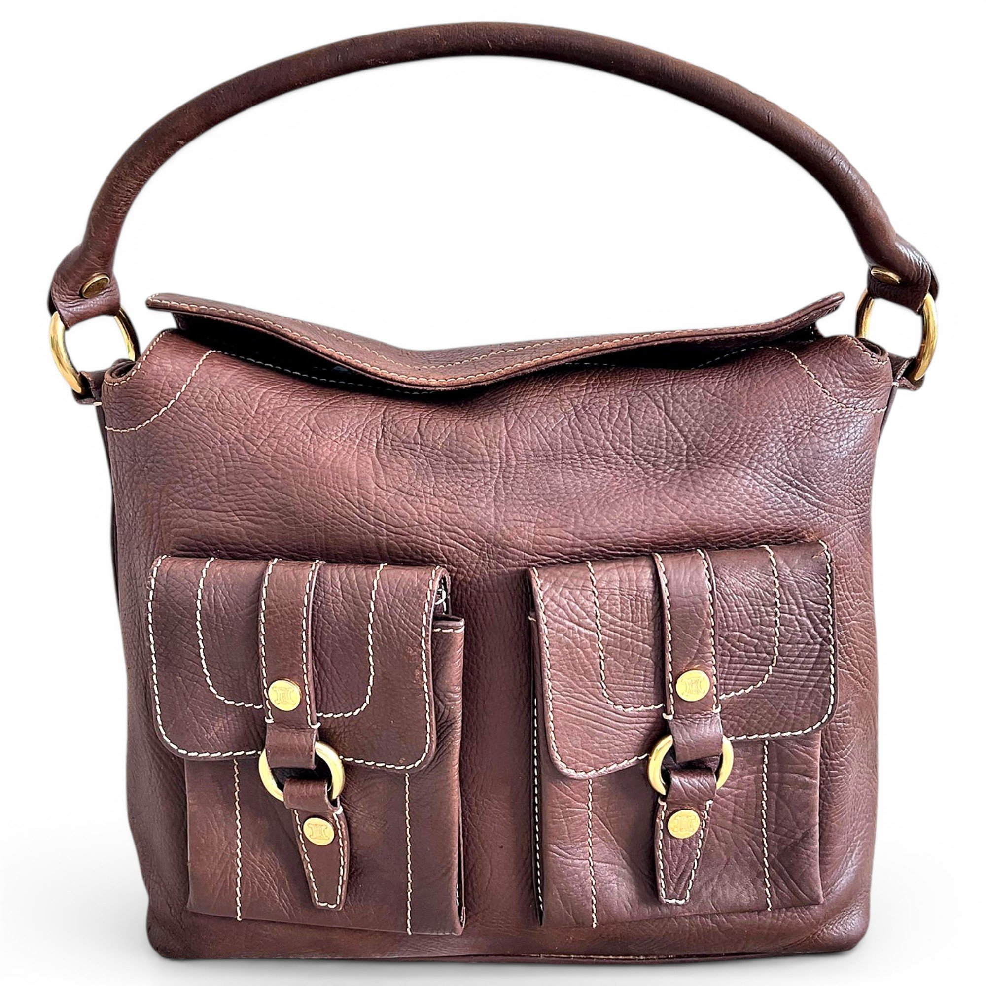 Leather handbag