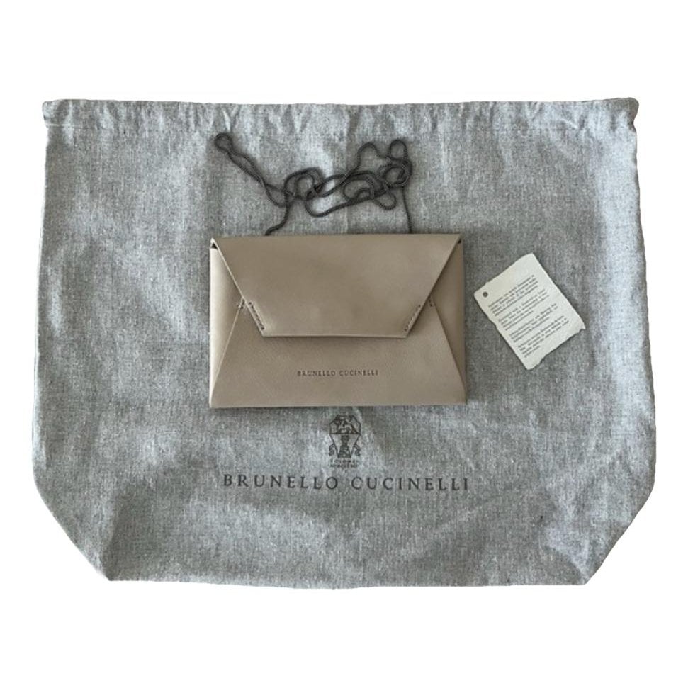 Brunello Cucinelli Leather clutch bag