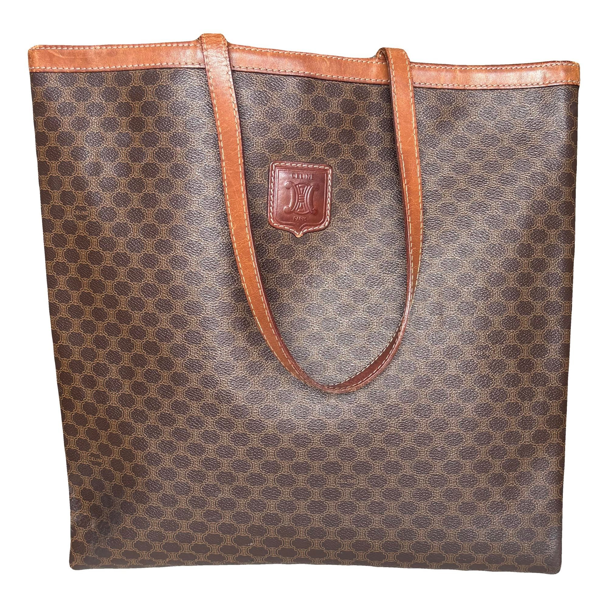 Leather tote