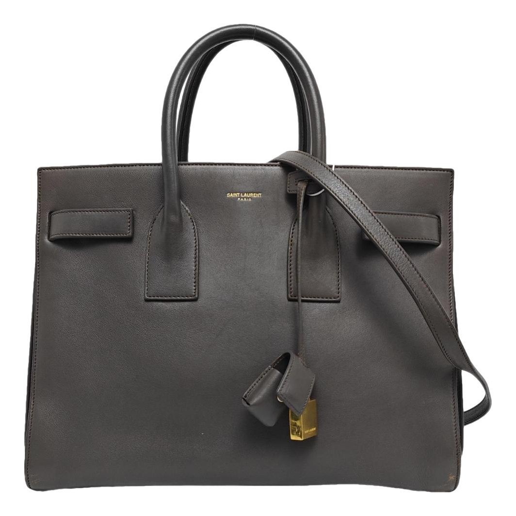 Saint Laurent Sac de Jour leather tote