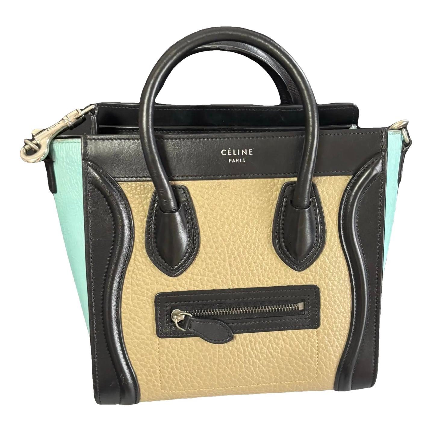 Nano Luggage leather handbag