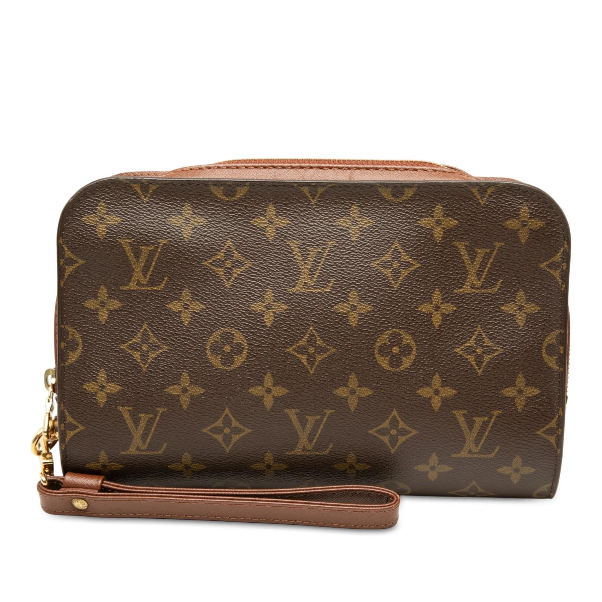 Orsay leather clutch bag