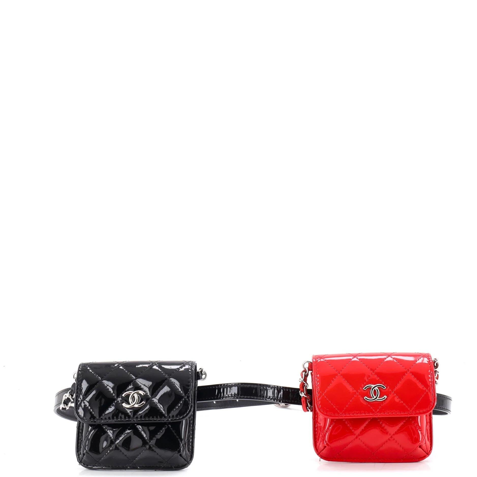 Patent leather handbag