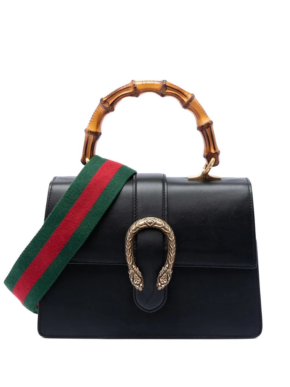 2016-2026 Medium Calfskin Bamboo Dionysus Web satchel