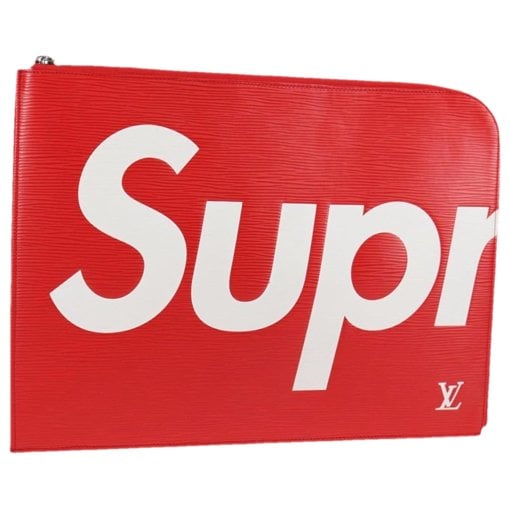 Pochette Trunk leather clutch bag