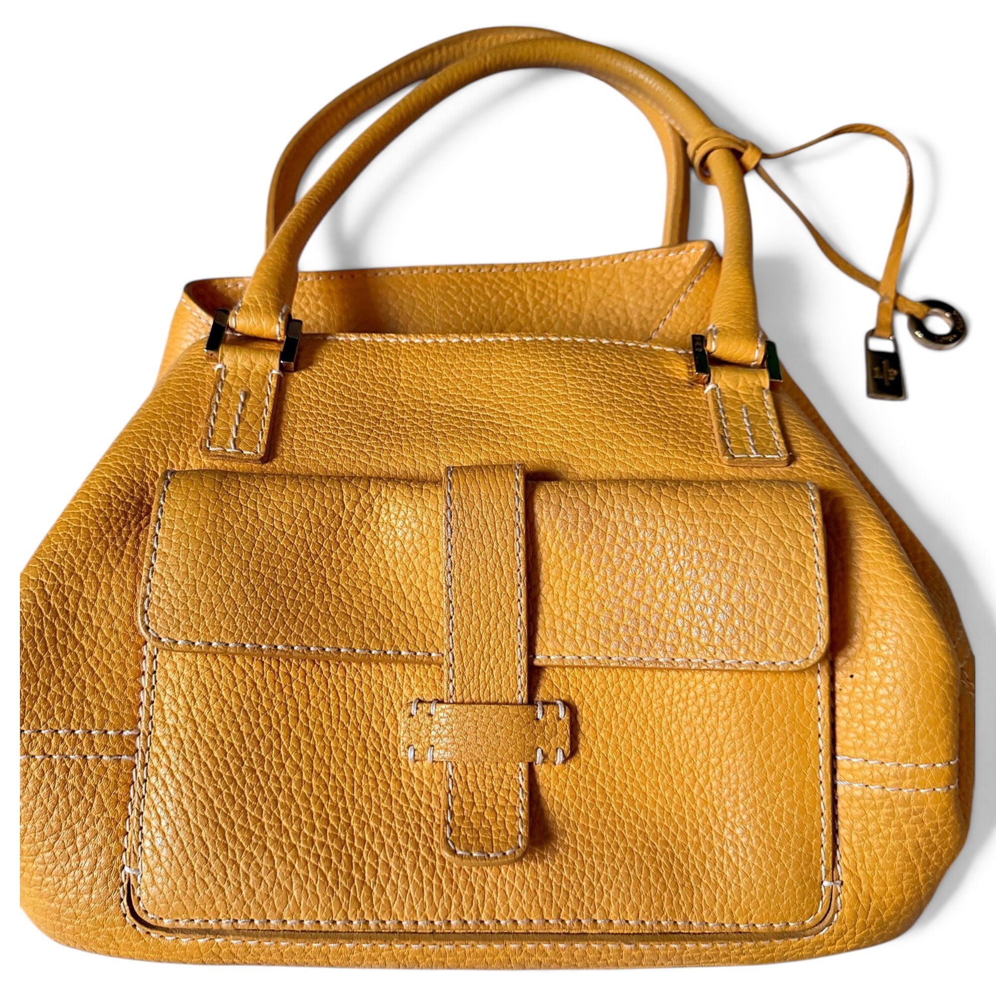Extra Pocket leather handbag