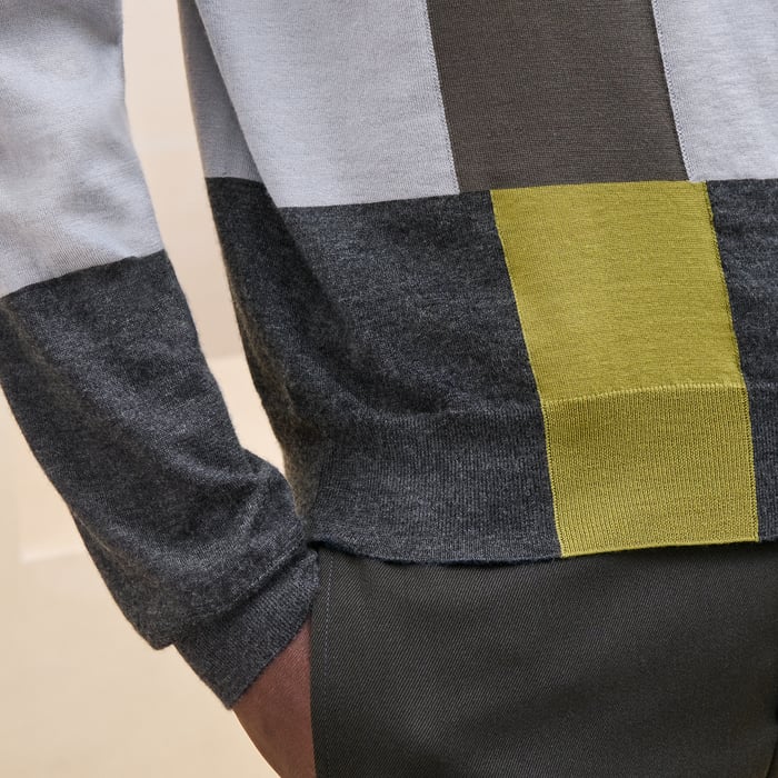 Silex "Graphique Colore" Crewneck Sweater