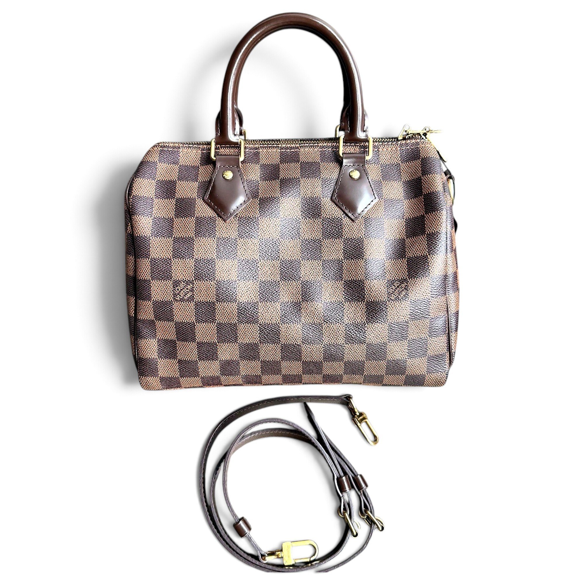 Speedy leather handbag